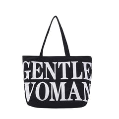 Canvas Handbags Shoulder Bags Large Capacity Ladies Travel Beach Shopping Bag