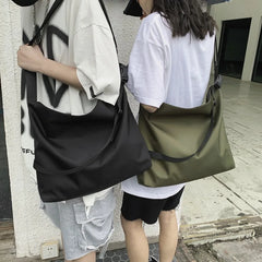Canvas Japan Ins Bulk Schoolbag Student Handbag Shopping Bag Fitness Bag