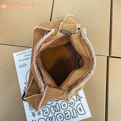 Canvas Ladies Cloth Handbags Soft Shopping Tote Vintage Casual Adjustable