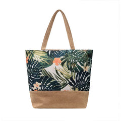 Canvas Large One Shoulder Bag Multi-functional Soft Handbag