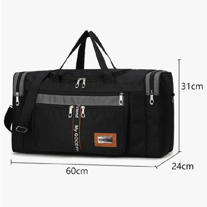 Canvas Men Travel Duffel Bag Large Capacity Sports Bag