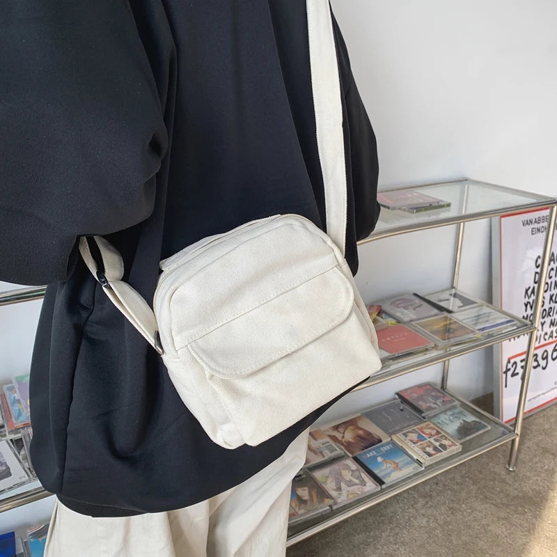 Nylon Crossbody Bag Women Casual Messenger Bag Mini Handbags Female