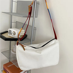 Canvas Messenger Bags for Women Shoulder Ladies Handbag Large Capacity
