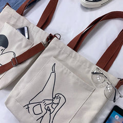 Harajuku Ulzzang Japanese Canvas Messenger Bag