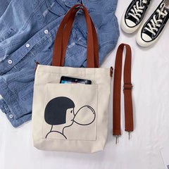 Harajuku Ulzzang Japanese Canvas Messenger Bag