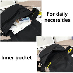 Canvas Messenger Travel Bag Youth Casual Storage Handbag Women Shoulder Bags