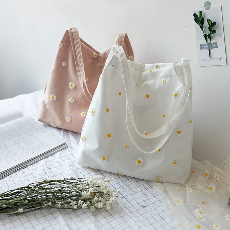 Canvas Mini Shoulder Purses Handbag Shopping Bags For Women