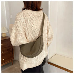 Nylon Crossbody Bag for Women Large Capacity Tote Lady Travel Shopper