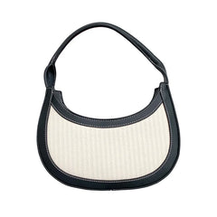 Canvas Patchwork Shoulder Side Bags For Women Winter Bag Ladies