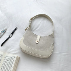 Canvas Patchwork Small Shoulder Bags For Women