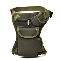 Canvas Riding Waist and Leg Bag Outdoor Leg Bag Motorcycle Male
