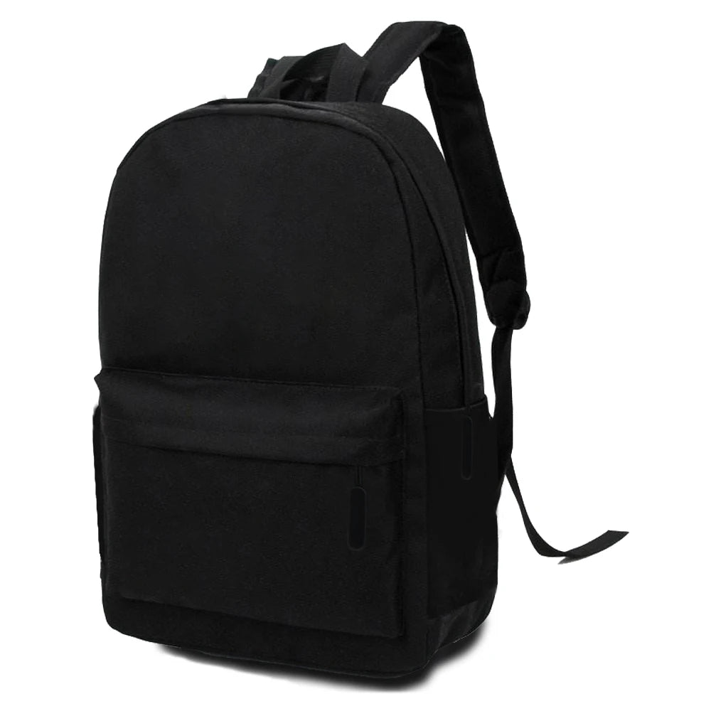 Canvas Shoulder Backpack Youth Travel Camping Portable Anime Print Bag