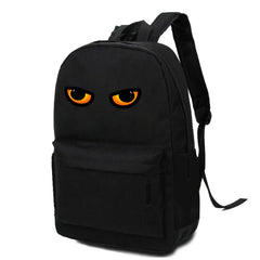 Canvas Shoulder Backpack Youth Travel Camping Portable Anime Print Bag