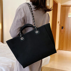 Canvas Shoulder Bag For Women Tote Bag Portable Hand Bags