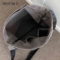 Canvas Shoulder Bag Large Capacity Letter Printed Ladies Handbags Soft Casual