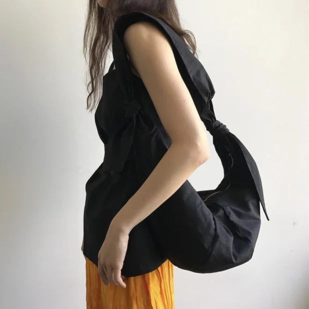 Canvas Shoulder Bag Women Hobo Crossbody Handbag Large Capacity Shopping Bag
