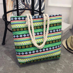Canvas Shoulder Bags For Women Large Capacity Tote Shopping Beach Bolsa Feminina
