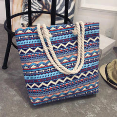 Canvas Shoulder Bags For Women Large Capacity Tote Shopping Beach Bolsa Feminina