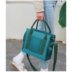 Canvas Shoulder Bags Women Handbags Large Capacity Multifunction Tote Crossbody