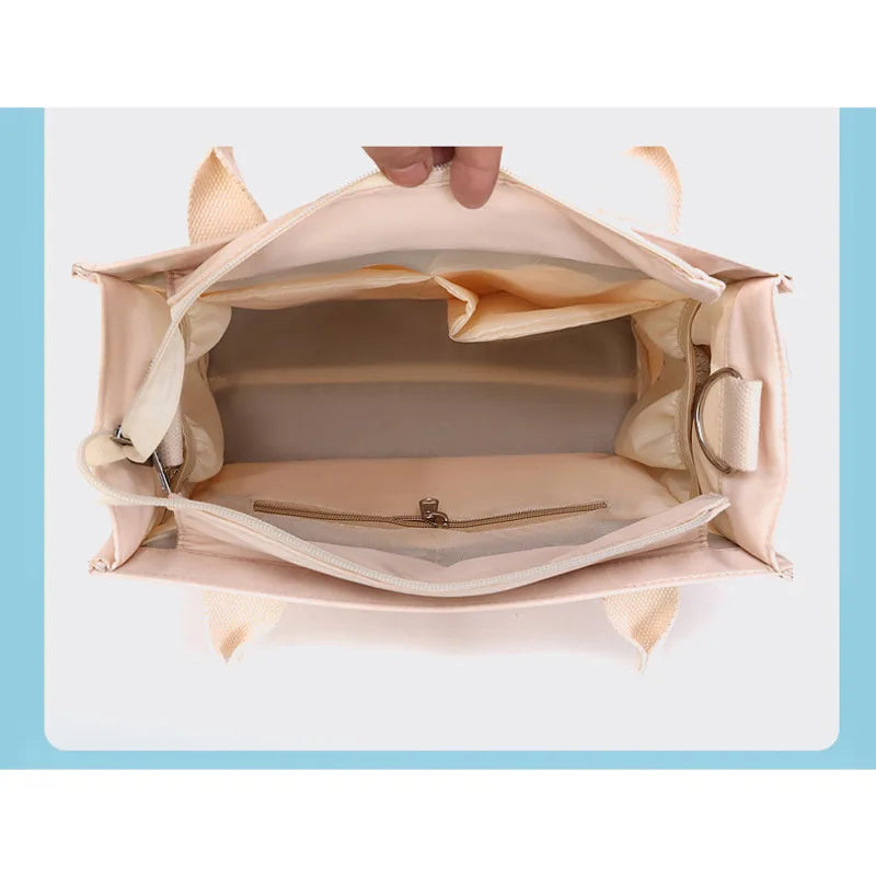 Canvas Shoulder Bags Women Handbags Large Capacity Multifunction Tote Crossbody
