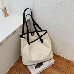 Canvas Shoulder Bags Women Large Capacity Shopping Casual Tote Bag