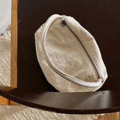 Canvas Shoulder Bags Women Retro Square Big Capacity Underarm Bag