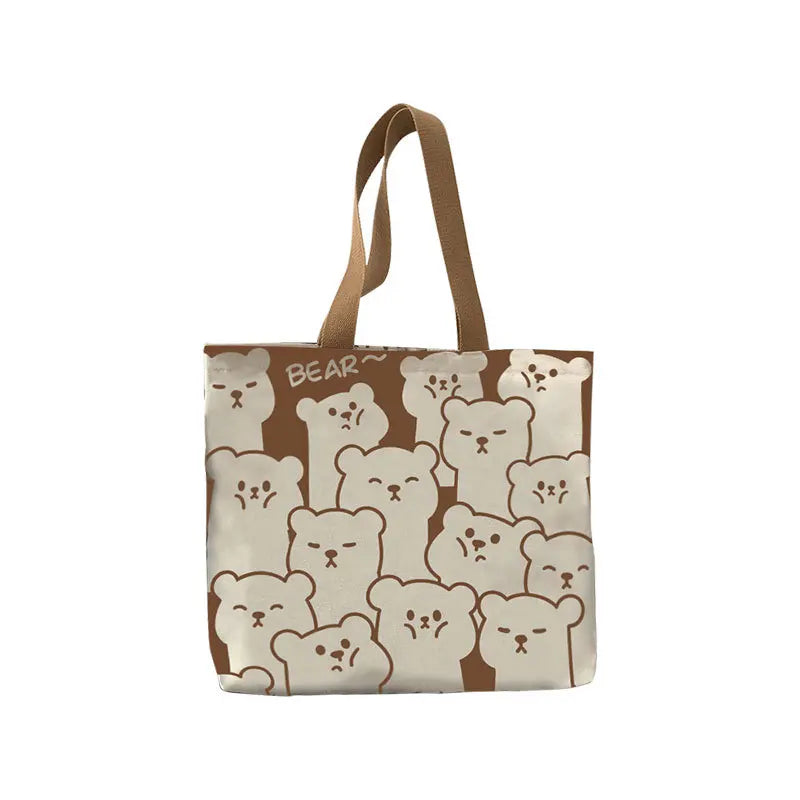 Canvas Shoulder Bags for Women Handbags Solid Handbag Bolsas Femininas