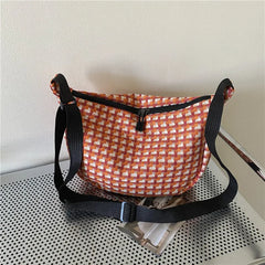 Canvas Shoulder Crossbody Bags for Women Large Satchel Female Shopper Student