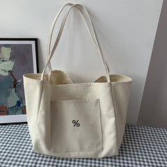Canvas Shoulder High-capacity Tote Bags for Women