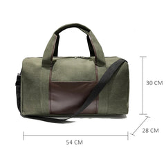 Canvas Travel Luggage Duffel Shoulder Bags Crossbody Weekend Ca