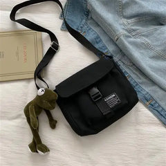 Canvas Small Crossbody Bags Women Casual Shoulder Bag Teenage Girl Messenger Bag