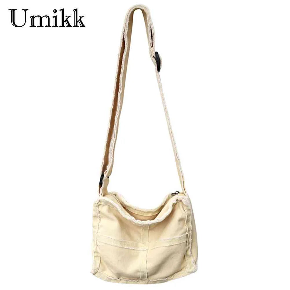 Canvas Book Bag Soft Literary Ladies Handbag Vintage Casual Adjustable Strap