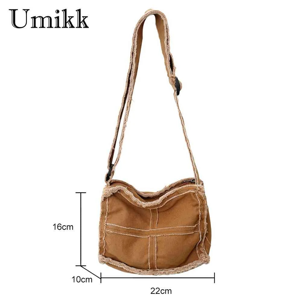 Canvas Book Bag Soft Literary Ladies Handbag Vintage Casual Adjustable Strap