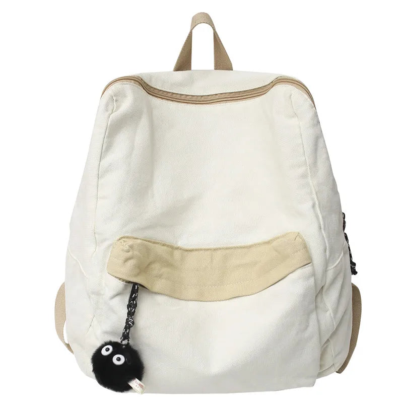 Canvas Teenage Girls Student Backpacks Women Laptop Backpack Female Travel