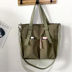 Canvas Tote Bag Women Handbag Girl Shopper Waterproof Crossbody Bags