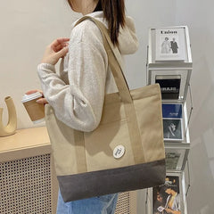Roomy Zipper Shopping Carry Beach Bag Casual Handbag Daily Eco Shopping Bag