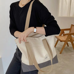 Roomy Zipper Shopping Carry Beach Bag Casual Handbag Daily Eco Shopping Bag