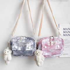 Tie Dye Letter Mini Shoulder Bag - Women's Handbag