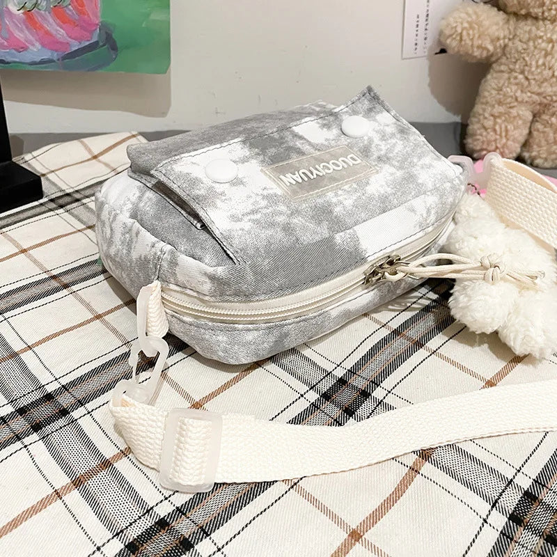 Tie Dye Letter Mini Shoulder Bag - Women's Handbag