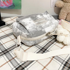Tie Dye Letter Mini Shoulder Bag - Women's Handbag
