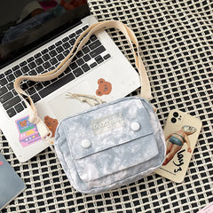 Tie Dye Letter Mini Shoulder Bag - Women's Handbag