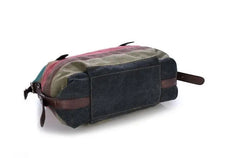 Striped Womens Handbag Rainbow Shoulder Bag Casual Crossbody Bag