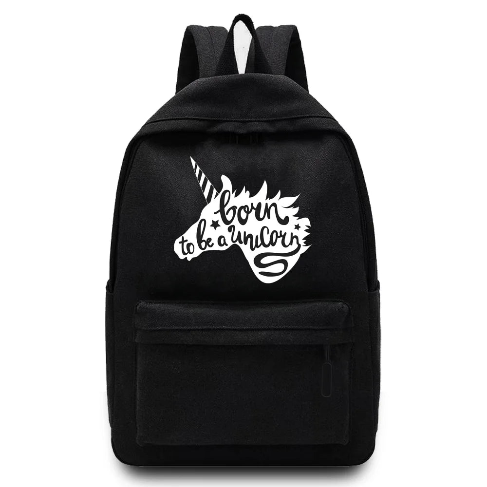 Canvas Unisex Backpack Travel Bag for Students and Women