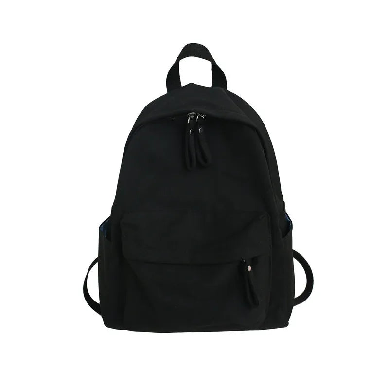 Canvas Women Backpack Anti-theft Shoulder Bag Laptop Large Capacity
