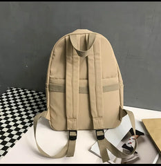 Canvas Women Backpack Anti-theft Shoulder Bag Laptop Large Capacity