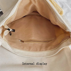 Canvas Women Bag Handbag Shopper High Girl Female Casual Harajuku Style