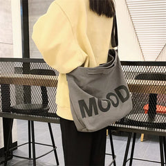 Vintage Canvas Women Messenger Bag Harajuku Large Crossbody School