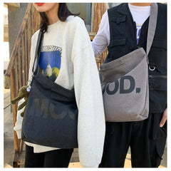 Art Vintage Canvas Messenger Bag Large Shoulder Satchel