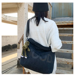 Art Vintage Canvas Messenger Bag Large Shoulder Satchel