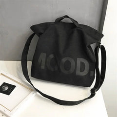 Vintage Canvas Women Messenger Bag Harajuku Large Crossbody School